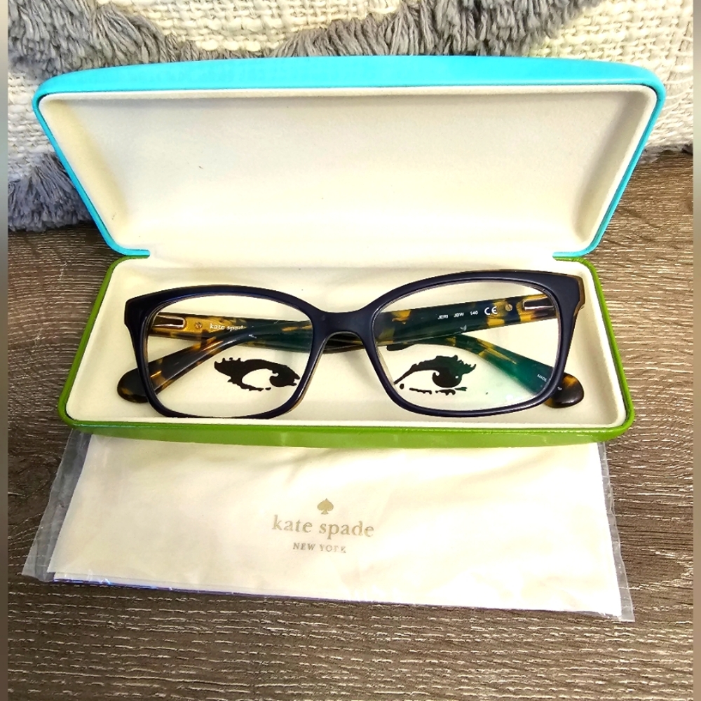 Ladies Kate Spade Blue tortoise frames